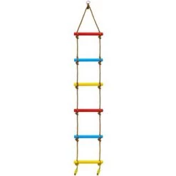 MACARON Échelle En Avec Mousquetons,Échelle De Corde Pour Enfants ,Équipement De Jeu Pour échelle D'arbre ,Jouets D'escalade Pour Balançoire,Échelle En Corde à Bascule LO-Ron