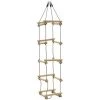 INLIFE Échelle De Corde Pour Enfants 200 Cm Bois
