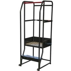 ESCABEAU DIRECT - MATISERE Escabeau Roulant Rayonnage 2 Marches - Hauteur De Travail Max. 2.51m - 830008727