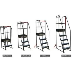 ESCABEAU DIRECT - MATISERE Escabeau Roulant Rayonnage 2 Marches - Hauteur De Travail Max. 2.51m - 830008727 9 ESCABEAU DIRECT - MATISERE Escabeau Roulant Rayonnage 2 Marches - Hauteur De Travail Max. 2.51m - 830008727 -Pas Cher Échelle Magasin 58172831 5