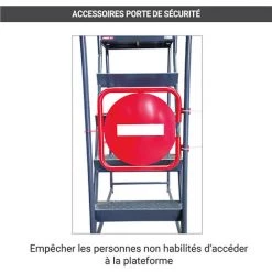 ESCABEAU DIRECT - MATISERE Escabeau Roulant Rayonnage 9 Marches - Hauteur De Travail Max. 4.08m - 830008814 -Pas Cher Échelle Magasin 58172848 5