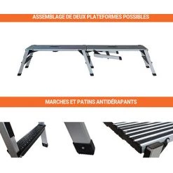 CENTAURE Plateforme De Travail Rectangulaire - Hauteur Max. De Travail 2.50m - 452700 -Pas Cher Échelle Magasin 58192367 3
