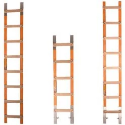 ECHELLE DIRECT - MATISERE Kit échelle De Toit Bois Confort - Longueur 6.58m - 20 Barreaux - 514038-33