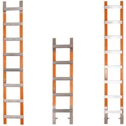 ECHELLE DIRECT - MATISERE Élément Supérieur 10 Barreaux - Longueur 2.59m - 534038-25