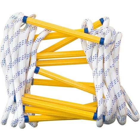 MACARON Échelle De Secours,Échelle De Corde De Sauvetage,3M échapper Au Travail D'urgence Avec Boucle Escalade D'Incendie Pour Évacuation De Fenêtre, Balcon LO-Ron 1 MACARON Échelle De Secours,Échelle De Corde De Sauvetage,3M échapper Au Travail D'urgence Avec Boucle Escalade D'Incendie Pour Évacuation De Fenêtre, Balcon LO-Ron