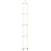 INLIFE Échelle De Corde Pour Enfants Bois Massif Et PE 30x168 Cm - Brun
