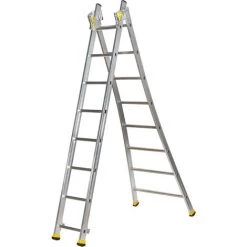 ECHELLE TRANSFORMABLE À BASE ÉVASÉE 2 PLANS CENTAURE MASTER T2 3M05 - 510210-- -Pas Cher Échelle Magasin 5902401 3