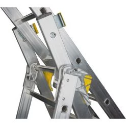 ECHELLE TRANSFORMABLE À BASE ÉVASÉE 3 PLANS CENTAURE MASTER T3 2M80 - 510309-- -Pas Cher Échelle Magasin 5902406 4