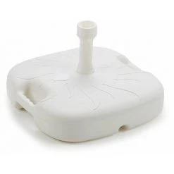 IPAE PRO GARDEN Base De Parasol 18 L Couleur : White 44x44x12cm Ipae Progarden.