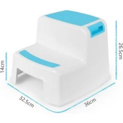 MINKUROW Marche Pied Enfant, Escabeau Enfant, Petit Tabouret Plastique, Marchepied 2 Marches Antidéparant En Bas âge Pour Apprentissage De La Propreté / Salle De Bains / Cuisine Bleu 7 MINKUROW Marche Pied Enfant, Escabeau Enfant, Petit Tabouret Plastique, Marchepied 2 Marches Antidéparant En Bas âge Pour Apprentissage De La Propreté / Salle De Bains / Cuisine Bleu -Pas Cher Échelle Magasin 59491086 3