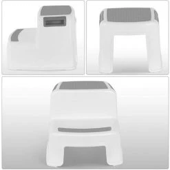 MINKUROW Marche Pied Enfant, Escabeau Enfant, Petit Tabouret Plastique, Marchepied 2 Marches Antidéparant En Bas âge Pour Apprentissage De La Propreté / Salle De Bains / Cuisine 9 MINKUROW Marche Pied Enfant, Escabeau Enfant, Petit Tabouret Plastique, Marchepied 2 Marches Antidéparant En Bas âge Pour Apprentissage De La Propreté / Salle De Bains / Cuisine -Pas Cher Échelle Magasin 59491841 5