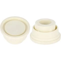 IRISFR Lilaris Pare-Chocs En Caoutchouc Pour échelle De Piscine, Ensemble De Deux Pare-Chocs D'échelle Blancs Pour échelles De Piscine