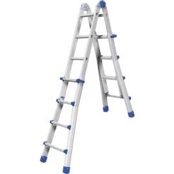 MARCHETTI 20029 ÉCHELLE TÉLESCOPIQUE TRANSFORMABLE EQU44 - 8+8 MARCHES