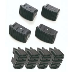 HAILO/ GIERRE HAILO 9920-501 - Lot De 4 Escabeaux Pieds Standard EasyClix (XXL Et L40)