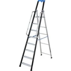 GIERRE AL755 - Escabeau Aluminium Professionnel Stabila Pro (6 Marches)