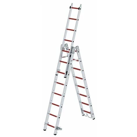 ECHELLE DIRECT - MATISERE Echelle Pompier - 2x8 + 1x7 Barreaux - Longueur 9.20m - 115093 1 ECHELLE DIRECT - MATISERE Echelle Pompier - 2x8 + 1x7 Barreaux - Longueur 9.20m - 115093