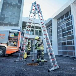 ECHELLE DIRECT - MATISERE Echelle Pompier - 2x8 + 1x7 Barreaux - Longueur 9.20m - 115093 8 ECHELLE DIRECT - MATISERE Echelle Pompier - 2x8 + 1x7 Barreaux - Longueur 9.20m - 115093 -Pas Cher Échelle Magasin 60702738 4