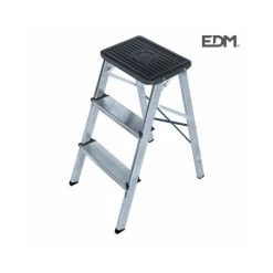 Taburete Aluminio 3 Peldaños Segun Une En 14183 Edm