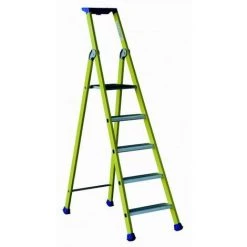 TUBESCA COMABI ESCABEAU 5 MARCHES PROFESSIONNEL SOCODA ALUMINIUM