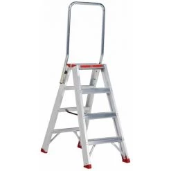 Altrex 194404 Sierra (SDO) Escabeau - Double Accès - En Alu - 2x4 Marches - 2,95m