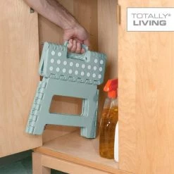 EINEMGELD Marchepied Pliant De 22,9 Cm | Design Léger Antidérapant Et Antidérapant | Marchepied Pliable | Capacité De 136 Kg | Écume De Mer -Pas Cher Échelle Magasin 61195095 4