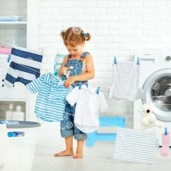 Relaxdays Tabouret Pliable, Plastique, 1 Marche, Marchepied Pour Enfant, Max. 120 Kg, HLP: 22,5x32x25 Cm, Bleu/blanc -Pas Cher Échelle Magasin 61314473 4