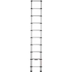 Echelle Télescopique CLASSICO LINE 3.80M + Barre Stabilisatrice + Pieds De Sécurité - TEL-60238AWS/PPS - Telesteps -Pas Cher Échelle Magasin 62522901 4