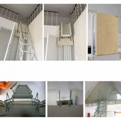 ECHELLE DIRECT - MATISERE Echelle Accordéon Grise Avec 2 Main Courantes - PALCO/A/G/2M -Pas Cher Échelle Magasin 63479094 3