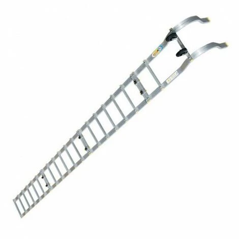 ECHELLE DIRECT - MATISERE Echelle De Toit 7.10m Avec Crochet (4 échelles 1.55m + 1 Crochet) - ECHTOIT/710-E25 1 ECHELLE DIRECT - MATISERE Echelle De Toit 7.10m Avec Crochet (4 échelles 1.55m + 1 Crochet) - ECHTOIT/710-E25