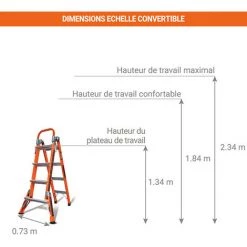 ECHELLE DIRECT - MATISERE Echelle Convertible Isolante - Combo - LIG-15295 -Pas Cher Échelle Magasin 6562257 3