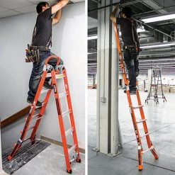 ECHELLE DIRECT - MATISERE Echelle Convertible Isolante - Combo - LIG-15295 -Pas Cher Échelle Magasin 6562257 5