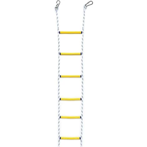 JN.SONGS Échelles De Secours 15M Avec Mousquetons Échelle De Corde De Sauvetage Pour Évacuation De Fenêtre, Balcon 3 JN.SONGS Échelles De Secours 15M Avec Mousquetons Échelle De Corde De Sauvetage Pour Évacuation De Fenêtre, Balcon – Image 3