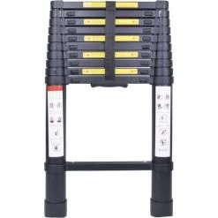 JN.SONGS Echelle Télescopique En Aluminium Echelle Pliante Polyvalent Portable En Aluminium Capacité 150kg - 3.2 M -Pas Cher Échelle Magasin 65672348 5
