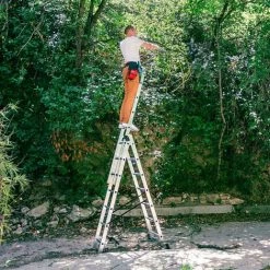 HOSTRÖM Echelle Transformable 3 Plans StablePro, Extensible Coulissante Et En Aluminium, 3x7 Marches, 6 Positions, Hauteur Max 5,00 M, Garantie 5 Ans, Charge Maximale 150kg, Hostrom 8 HOSTRÖM Echelle Transformable 3 Plans StablePro, Extensible Coulissante Et En Aluminium, 3x7 Marches, 6 Positions, Hauteur Max 5,00 M, Garantie 5 Ans, Charge Maximale 150kg, Hostrom -Pas Cher Échelle Magasin 65677594 4