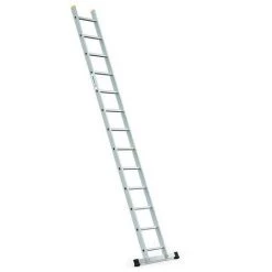 HOSTRÖM Echelle Simple StablePro 13 Marches En Aluminium, Hauteur Max 4,49 M, Garantie 5 Ans, Charge Maximale 150kg, Hostrom