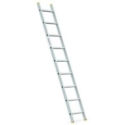 HOSTRÖM Echelle Simple StablePro 9 Marches En Aluminium, Hauteur Max 3,47 M, Garantie 5 Ans, Charge Maximale 150kg, Hostrom