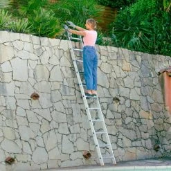 HOSTRÖM Echelle Simple StablePro 11 Marches En Aluminium, Hauteur Max 3,98 M, Garantie 5 Ans, Charge Maximale 150kg, Hostrom -Pas Cher Échelle Magasin 65821270 5