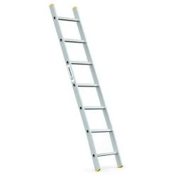 HOSTRÖM Echelle Simple StablePro 7 Marches En Aluminium, Hauteur Max 2,95 M, Garantie 5 Ans, Charge Maximale 150kg, Hostrom