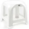 BRICOMARTEAU Tabouret Step Plastique Blanc (34 X 34 X 31 Cm)