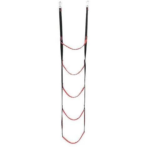 DONTODENT Échelle De Corde De Bateau, Échelle De Corde De Pêche D'extension D'échelle De Corde De Bateau Portable Pour Bateau Gonflable, Kayak - Rouge 4 Étapes 2 DONTODENT Échelle De Corde De Bateau, Échelle De Corde De Pêche D'extension D'échelle De Corde De Bateau Portable Pour Bateau Gonflable, Kayak - Rouge 4 Étapes – Image 2