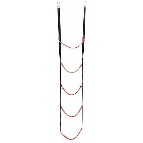 DONTODENT Échelle De Corde De Bateau, Échelle De Corde De Pêche D'extension D'échelle De Corde De Bateau Portable Pour Bateau Gonflable, Kayak - Rouge 5 Étapes 2 DONTODENT Échelle De Corde De Bateau, Échelle De Corde De Pêche D'extension D'échelle De Corde De Bateau Portable Pour Bateau Gonflable, Kayak - Rouge 5 Étapes – Image 2