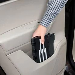 CESIèCLEFOU Marchepied Pliable, Tabouret De Mobilité Assez Robuste Pour Supporter Les Adultes Et Assez Sûr Pour Les Enfants, Tabouret De Rangement Pliable Pour Cuisine, Toilettes, Camping, Voyage, Etc Lefou -Pas Cher Échelle Magasin 67064372 4