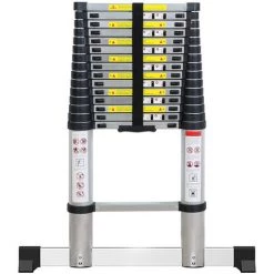 SKECTEN Échelle Télescopique 4.7M En Aluminium 15 Echelons -Pas Cher Échelle Magasin 67264053 4