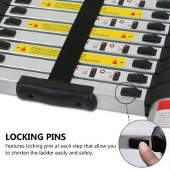 OOBEST Échelle Pliable, Échelle Télescopique, 4,7 Mètre(s), Charge Maximale: 150 Kg -Pas Cher Échelle Magasin 67391487 3