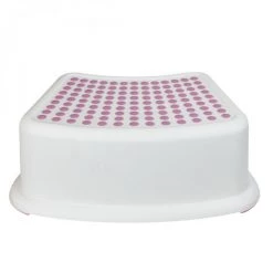 MONSIEUR BÉBÉ Lot De 2 Marchepieds Antidérapants 13 Cm En Plastique - Blanc Et Rose - Monsieur Bébé - Rose -Pas Cher Échelle Magasin 67870951 4