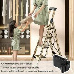 ECHOO Couvre-pieds D'échelle Pieds Pieds D'échelle D'extension Échelle Patins En Caoutchouc Antidérapants Pieds De Remplacement D'échelle Universel Antidérapants En Caoutchouc Pour Échelle（4 Pièces） -Pas Cher Échelle Magasin 68596072 5