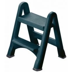 CURVER 155160 - Tabouret Pliable 2 Marches Anthracite -Pas Cher Échelle Magasin 68786047 5