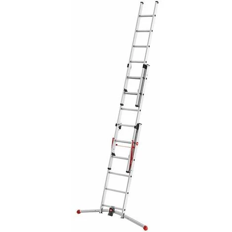 Echelle Transformable ProfiLot 3 Plans 3x6 échelons 4m70 Alu Hailo 3 Echelle Transformable ProfiLot 3 Plans 3x6 échelons 4m70 Alu Hailo – Image 3