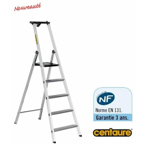 Centaure – Escabeau Aluminium Laqué 3 Marches 2,60m - MB 1 Centaure – Escabeau Aluminium Laqué 3 Marches 2,60m - MB