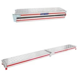 PLATEFORME DIRECT - MATISERE Plan De Travail 2 Plans Pliable Et Extensible - Longueur 1.24 à 4.00m - 685900